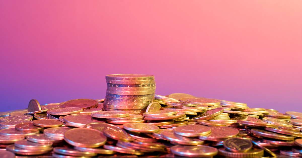 Des pièces de monnaie pour représenter la trésorerie.