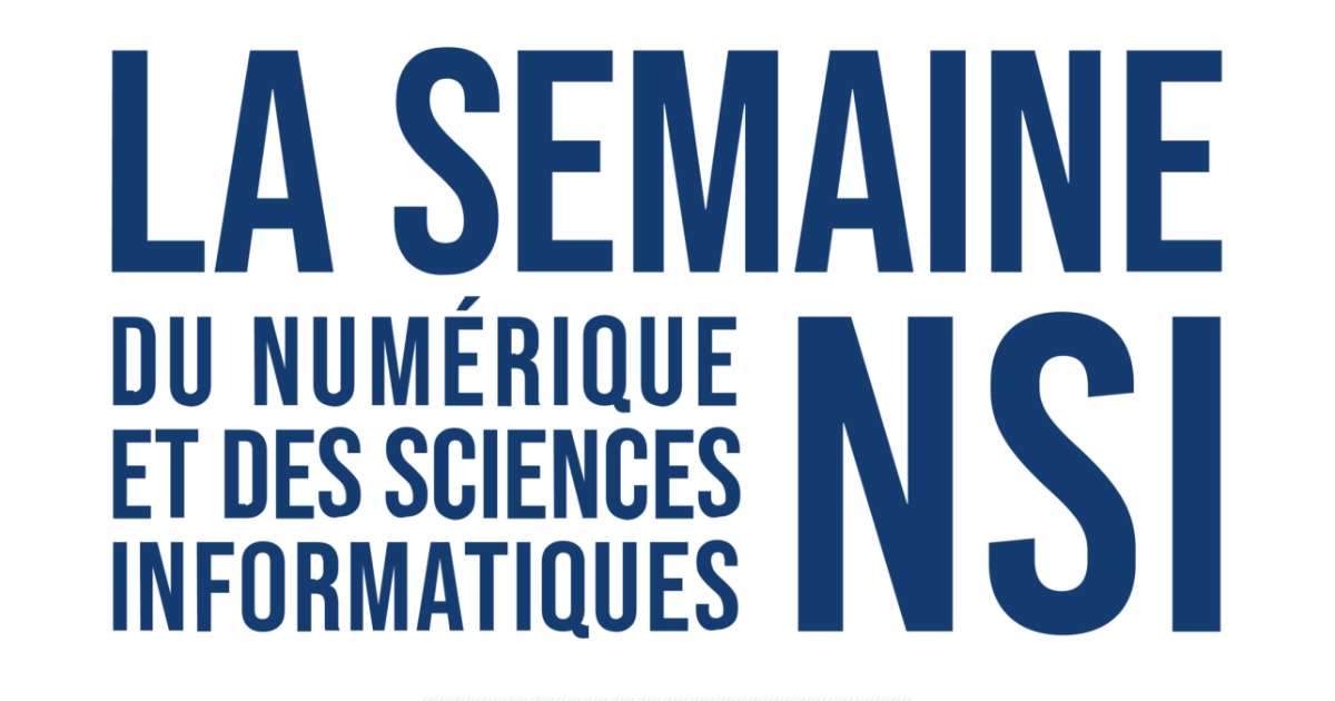 Semaine du numérique et des sciences informatiques 2025